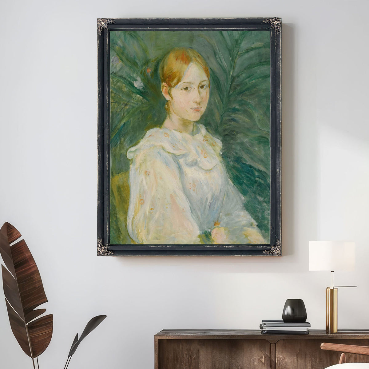 Alice Gamby En Buste by Berthe Morisot