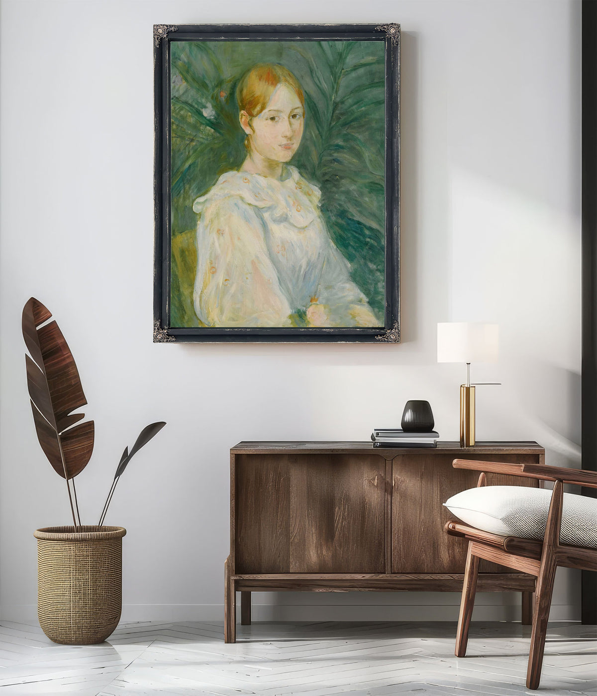 Alice Gamby En Buste by Berthe Morisot