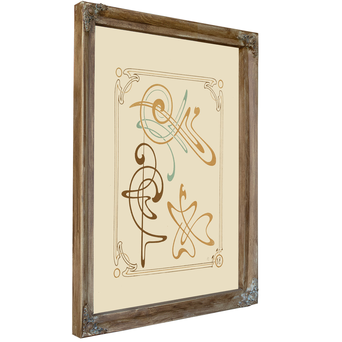 Abstract Design Based Arabesques 1900 03 By Alphonse Mucha