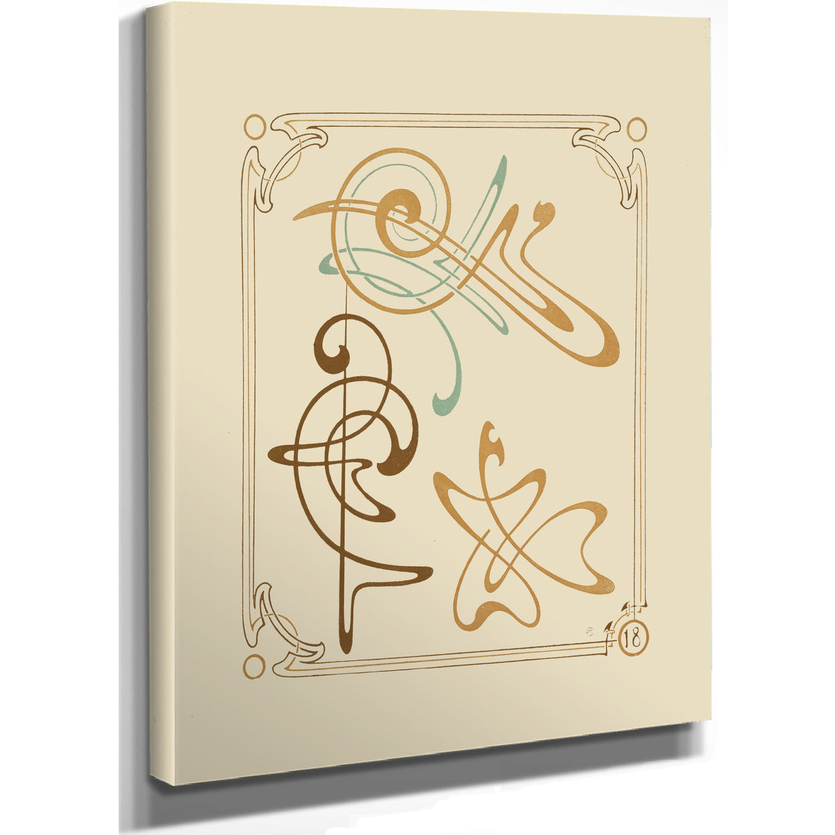 Abstract Design Based Arabesques 1900 03 By Alphonse Mucha