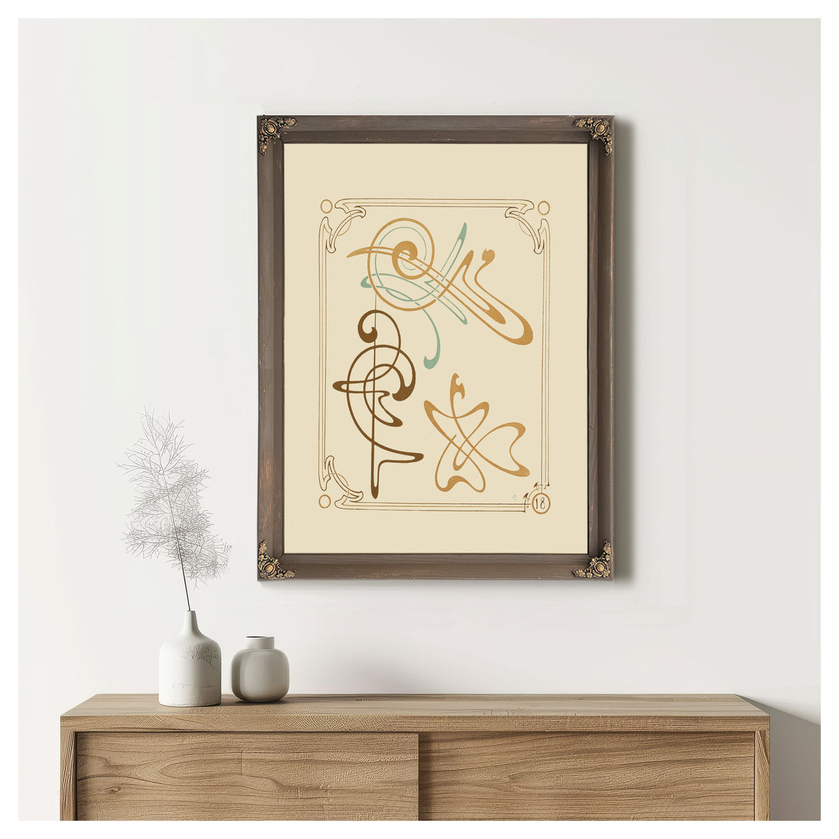 Abstract Design Based Arabesques 1900 03 By Alphonse Mucha