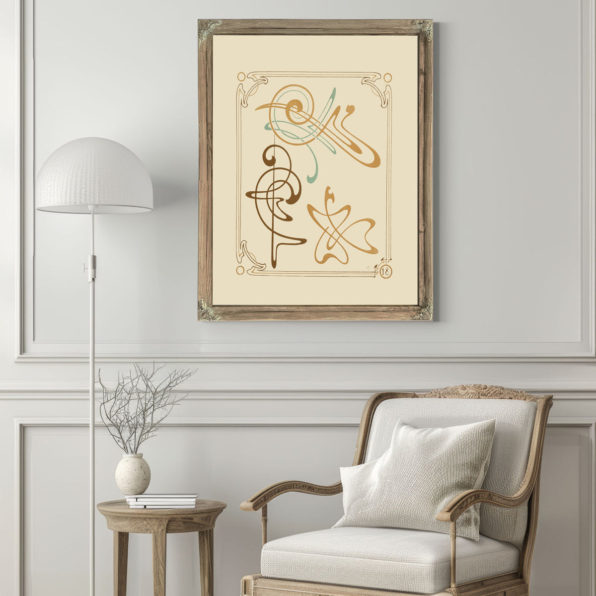 Abstract Design Based Arabesques 1900 03 By Alphonse Mucha