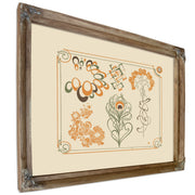 Abstract Design Based Flowers 02 By Alphonse Mucha