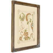 Abstract Design Based Flowers By Alphonse Mucha