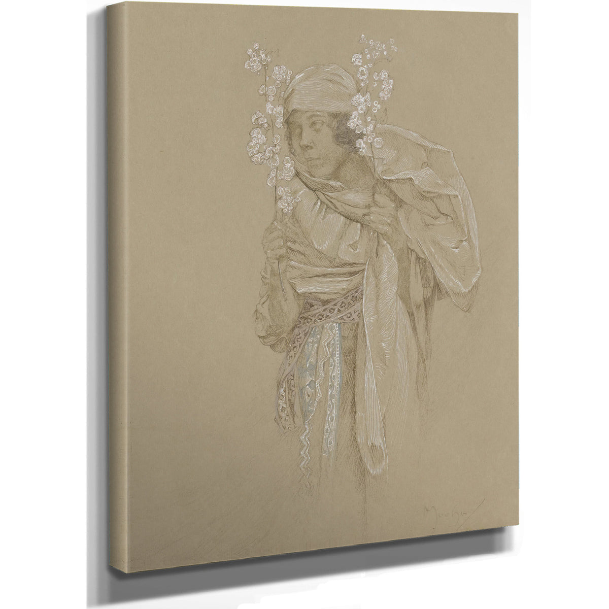 Allegory Spring By Alphonse Mucha