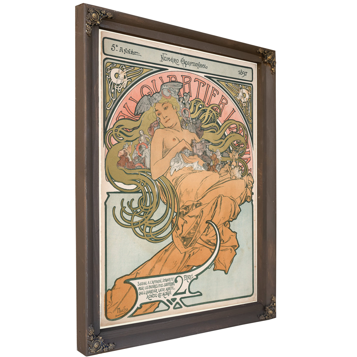 Au Quartier Latin 1897 By Alphonse Mucha