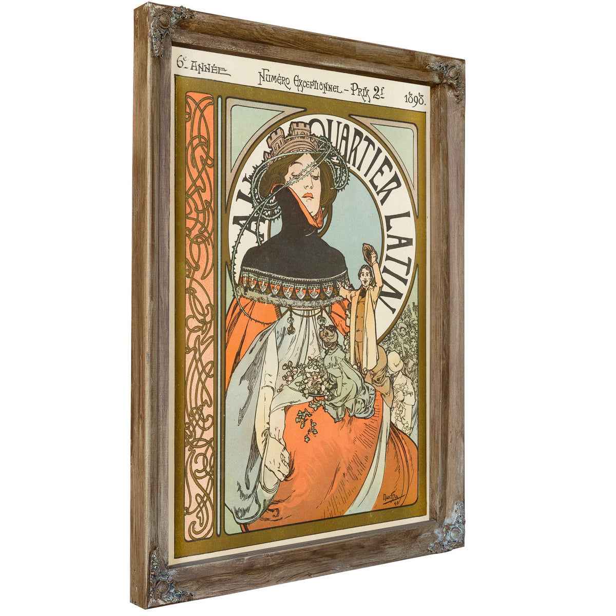 Au Quartier Latin By Alphonse Mucha