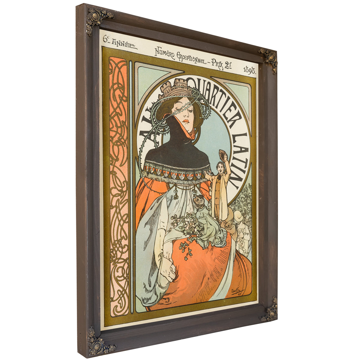 Au Quartier Latin By Alphonse Mucha