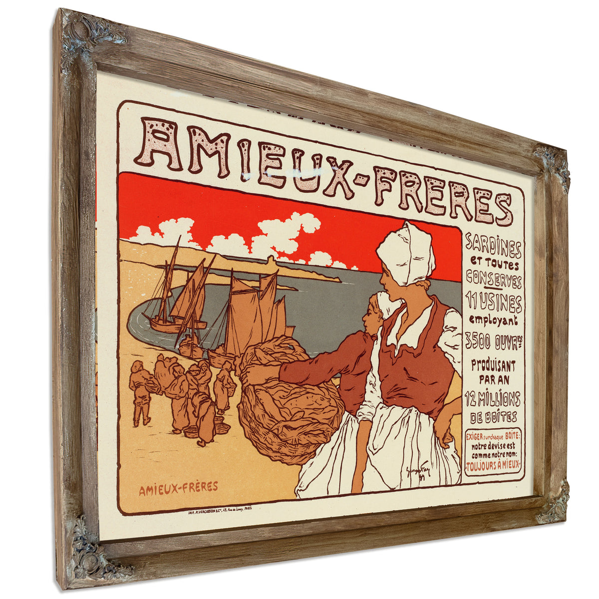 Bieres de la Meuse 1899 By Alphonse Mucha