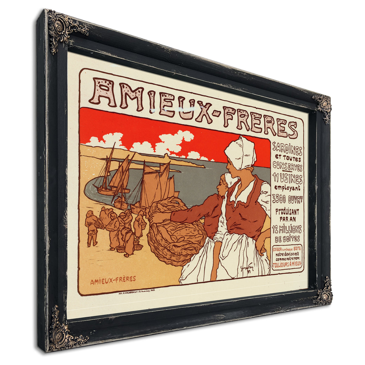 Bieres de la Meuse 1899 By Alphonse Mucha