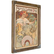 Biscuits Lefevre Utile 1896 By Alphonse Mucha