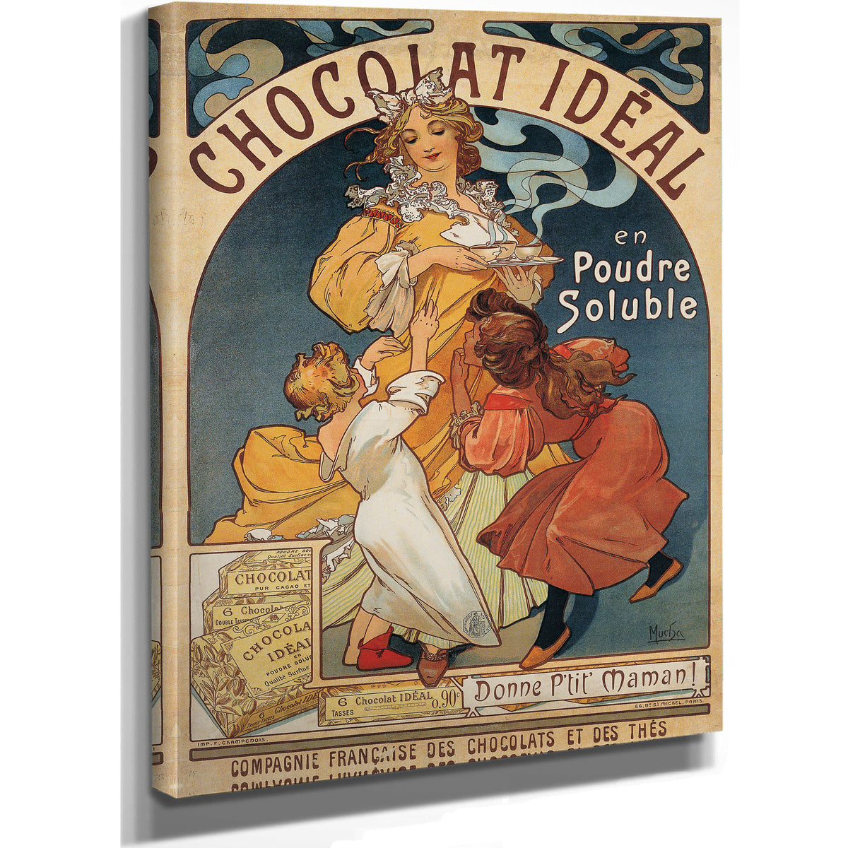 Chocolat Ideal Before 1897 By Alphonse Mucha