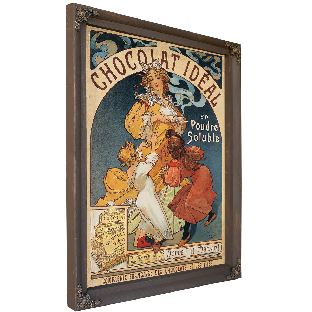 Chocolat Ideal Before 1897 By Alphonse Mucha