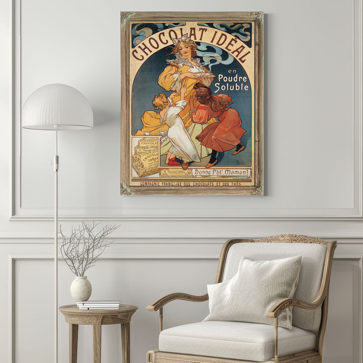 Chocolat Ideal Before 1897 By Alphonse Mucha