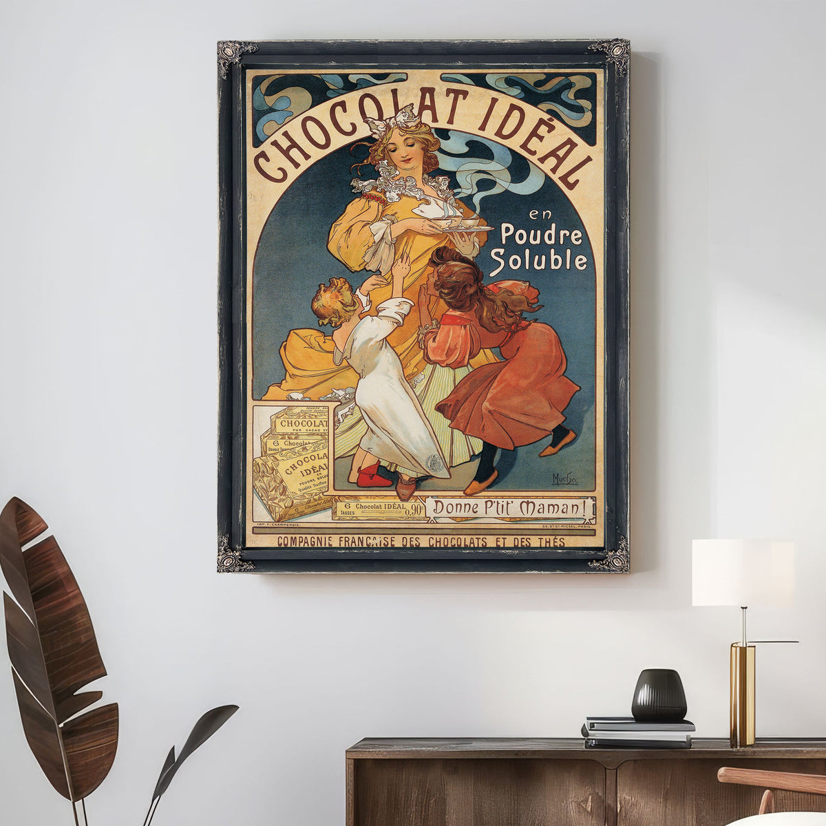 Chocolat Ideal Before 1897 By Alphonse Mucha