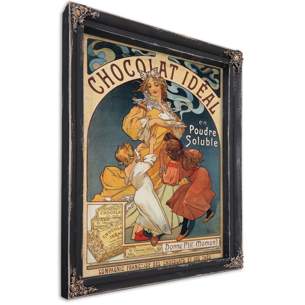 Chocolat Ideal Before 1897 By Alphonse Mucha