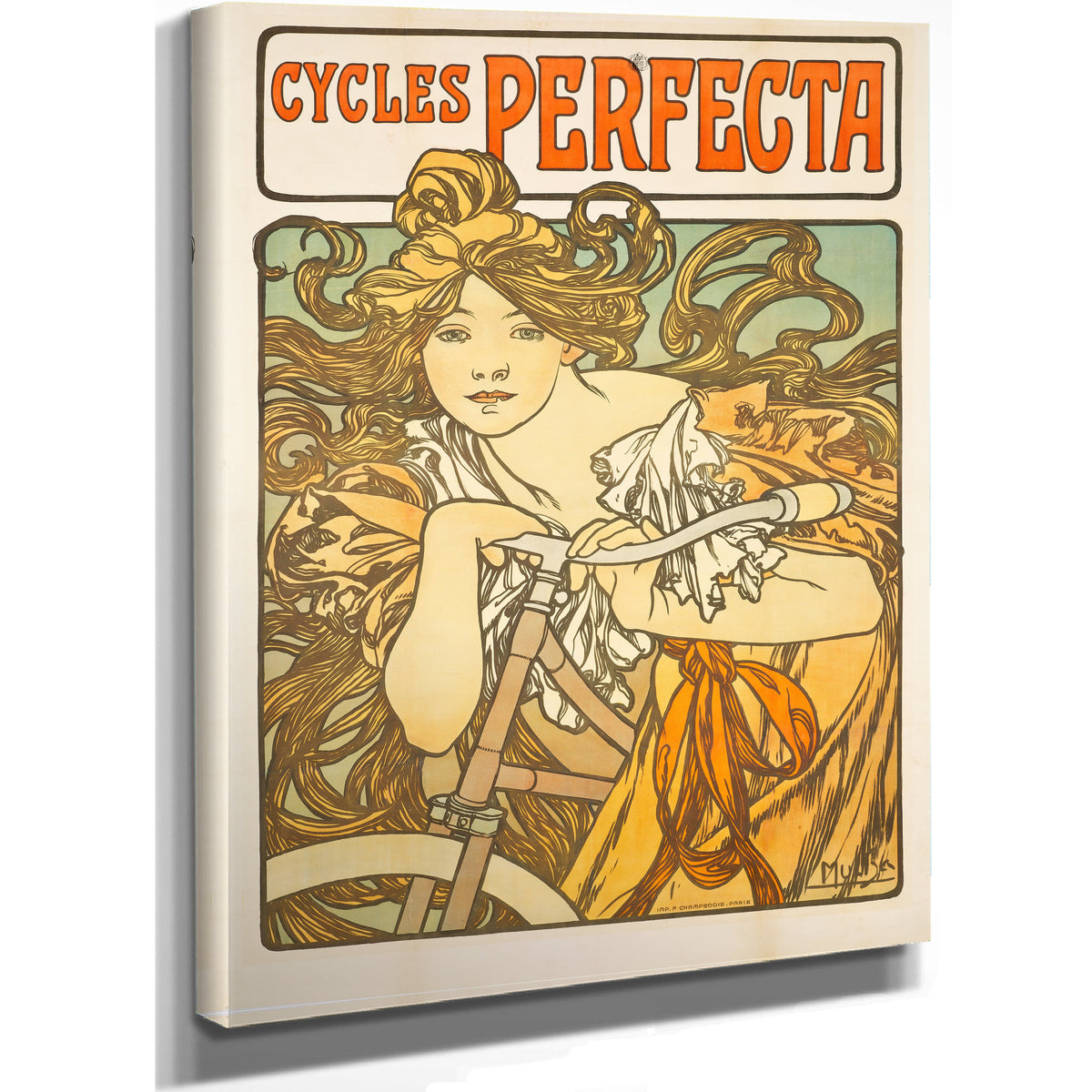Cycles Perfecta 1897 By Alphonse Mucha