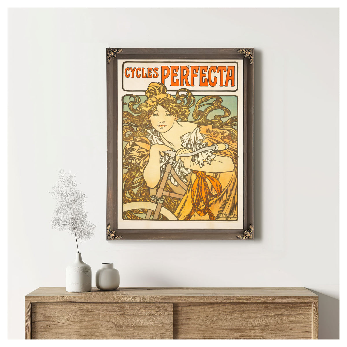 Cycles Perfecta 1897 By Alphonse Mucha