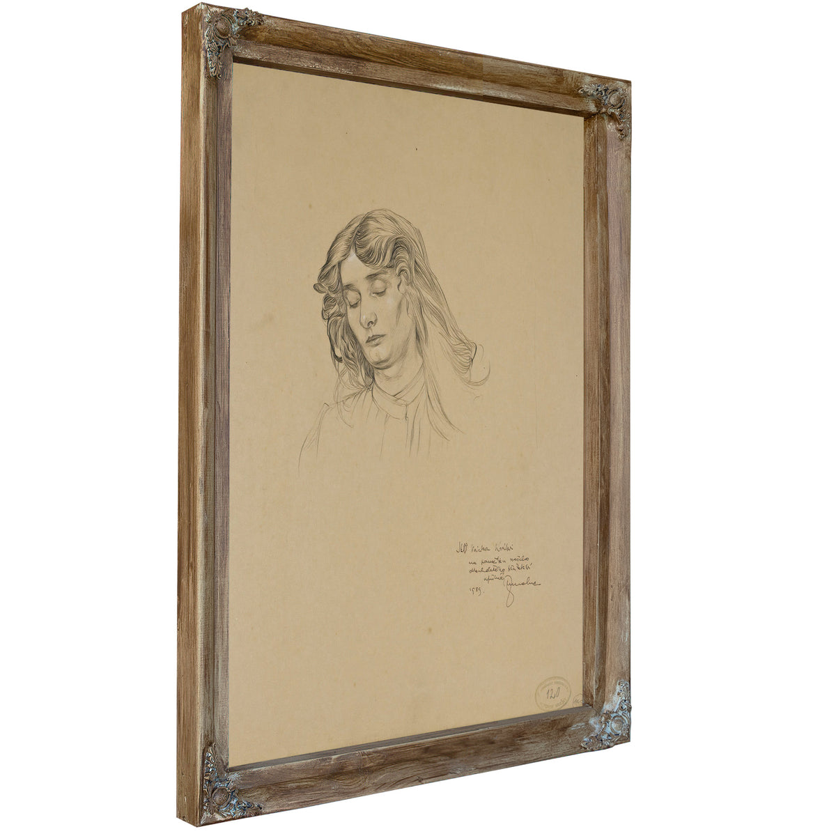 Czech Young Woman 1889 By Alphonse Mucha