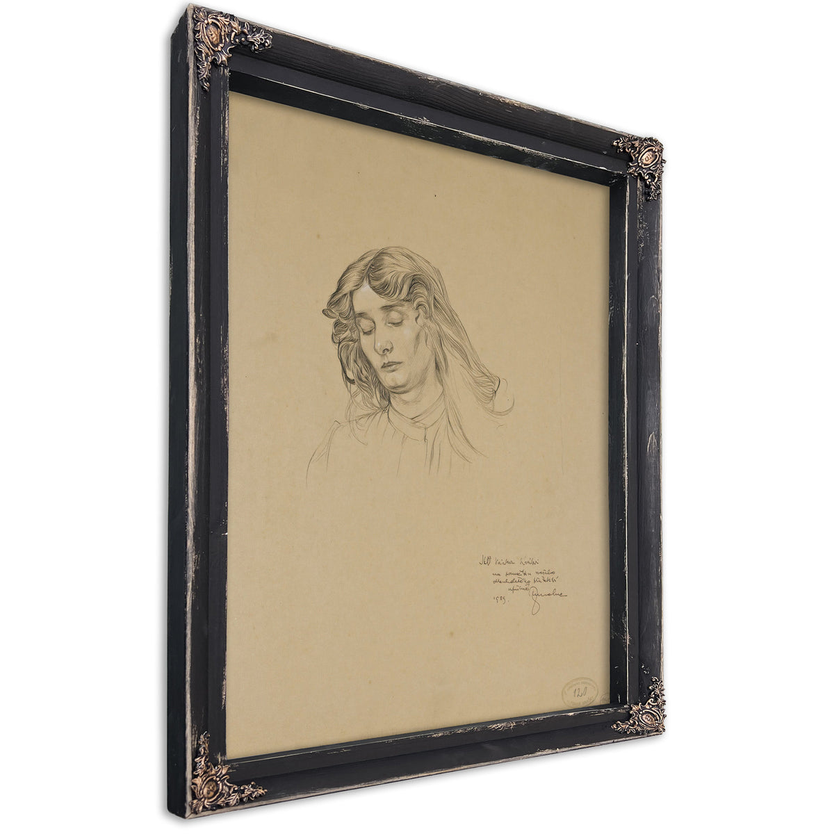 Czech Young Woman 1889 By Alphonse Mucha