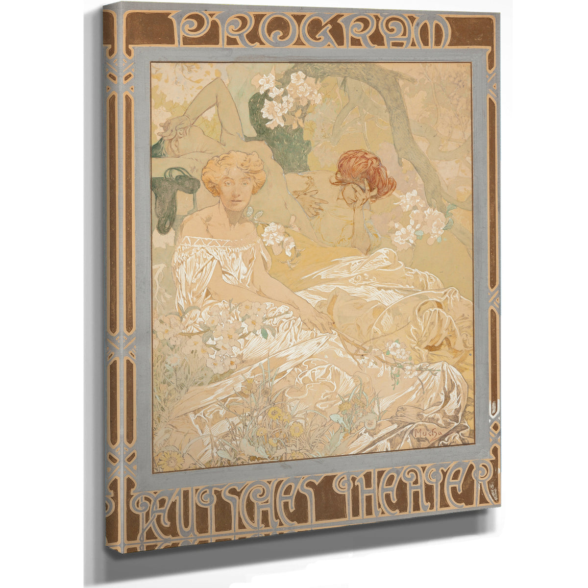 Deutsches Schauspiel Haus Theater By Alphonse Mucha