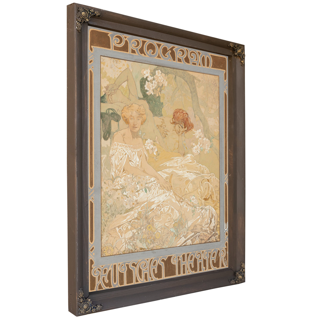 Deutsches Schauspiel Haus Theater By Alphonse Mucha
