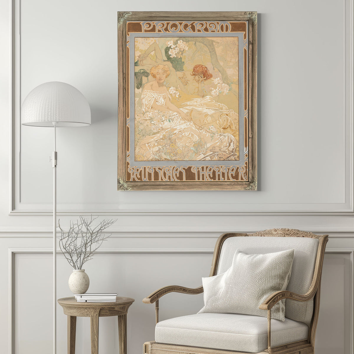 Deutsches Schauspiel Haus Theater By Alphonse Mucha