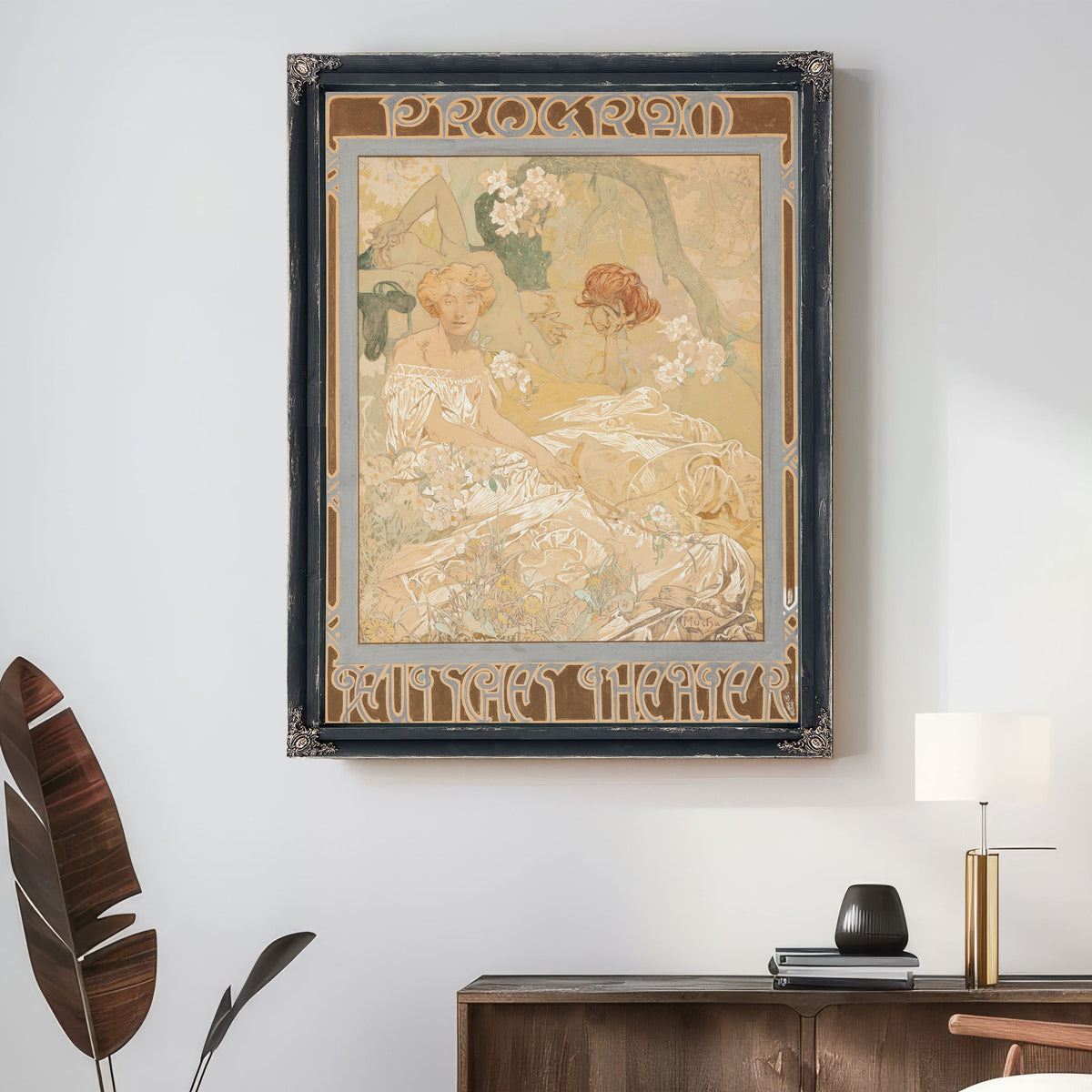 Deutsches Schauspiel Haus Theater By Alphonse Mucha