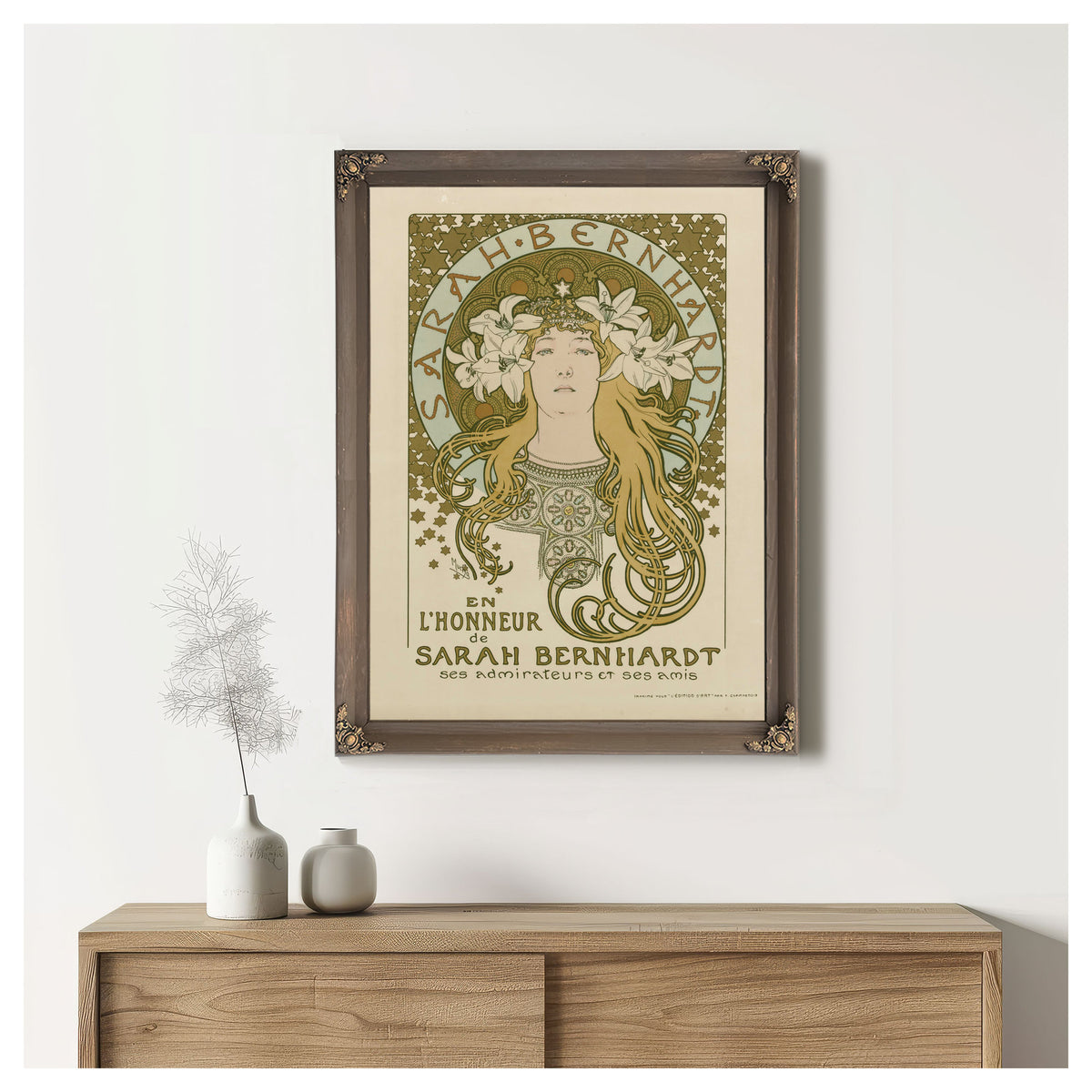 En Lhonneur de Sarah Bernhardt Ses By Alphonse Mucha