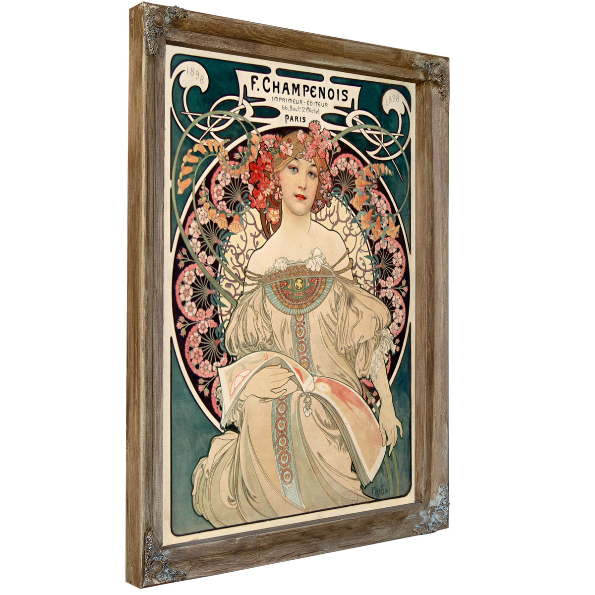 F Champenois Imprimeur Editeur 1898 By Alphonse Mucha