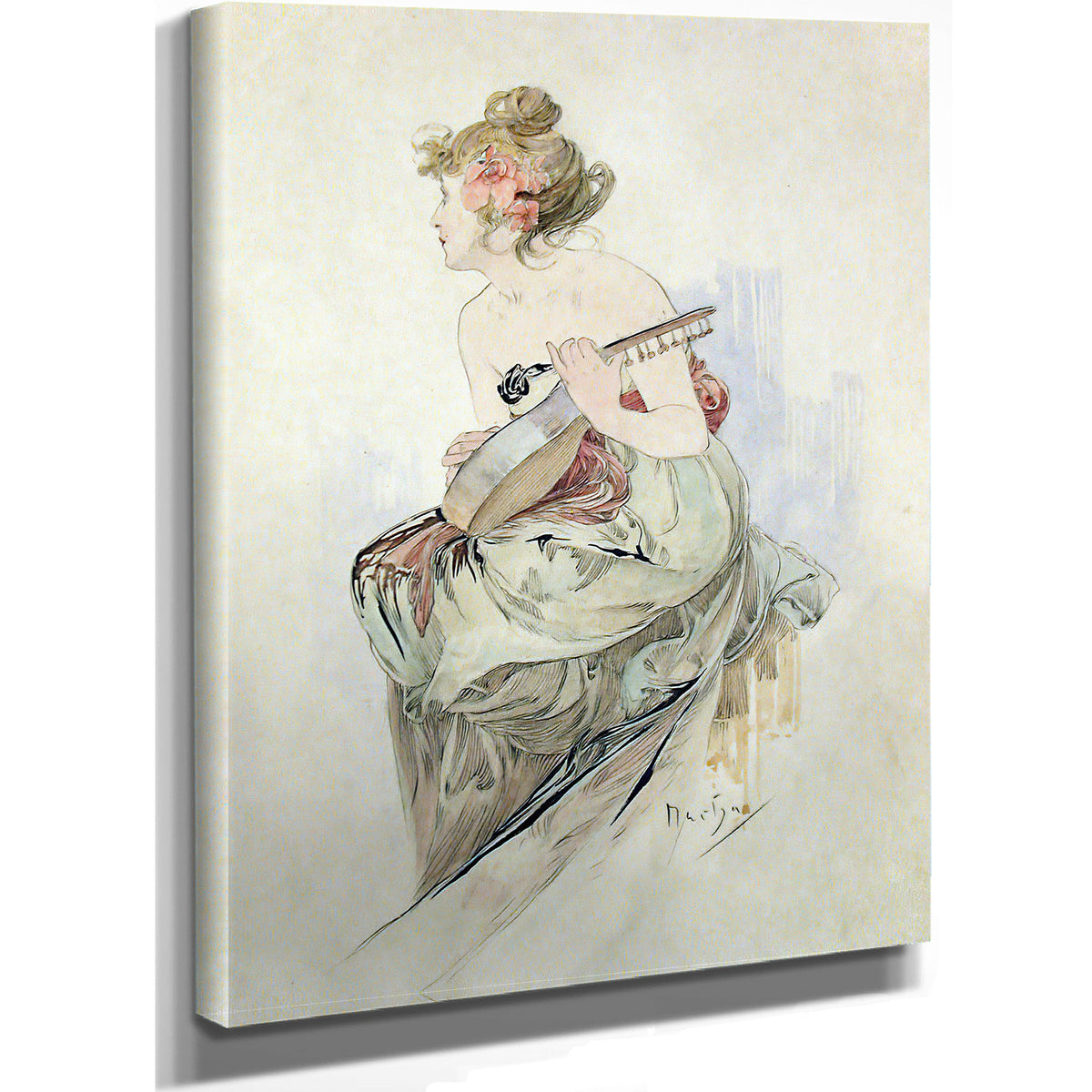 From Frontispiece le Pater By Alphonse Mucha