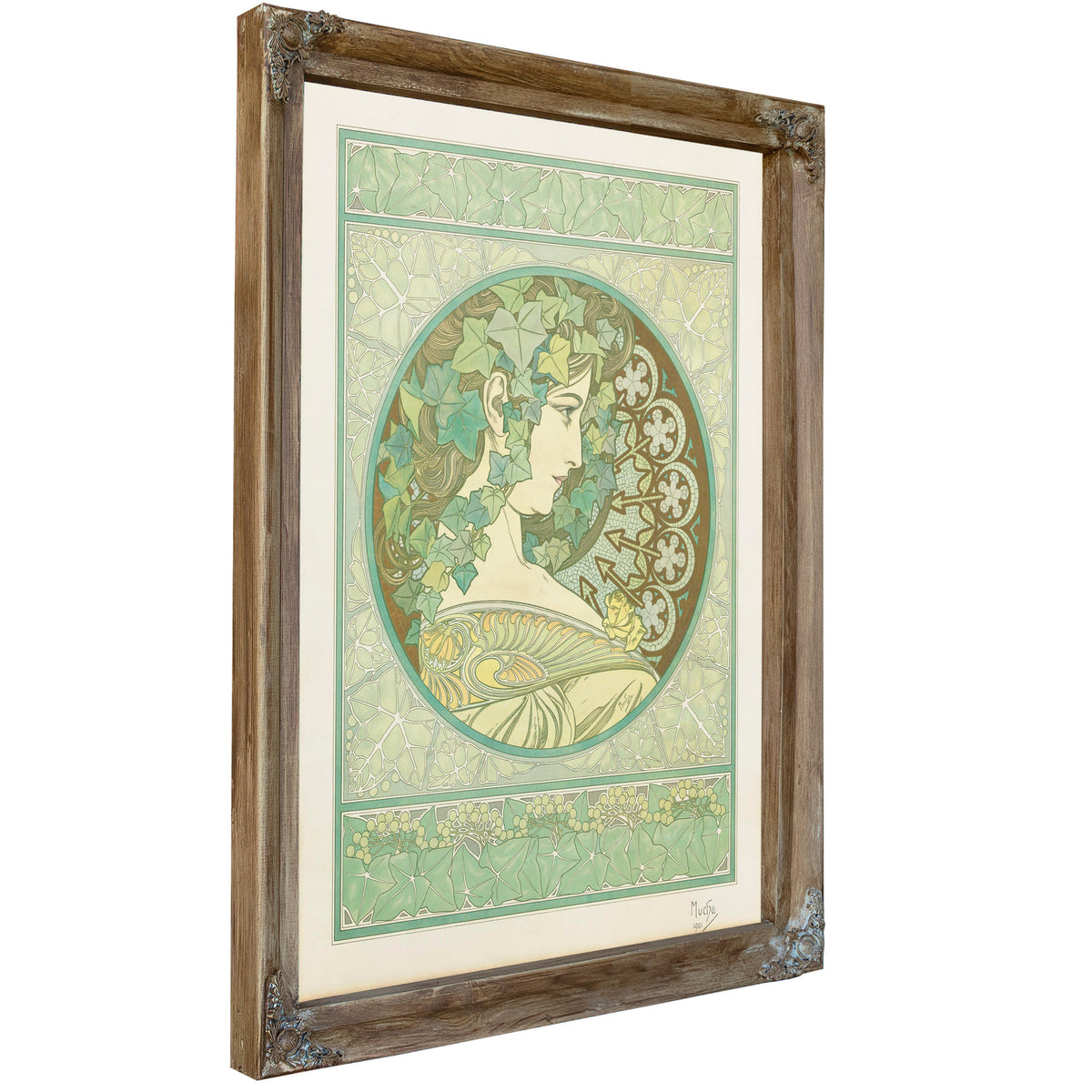 Ivy 1901 By Alphonse Mucha