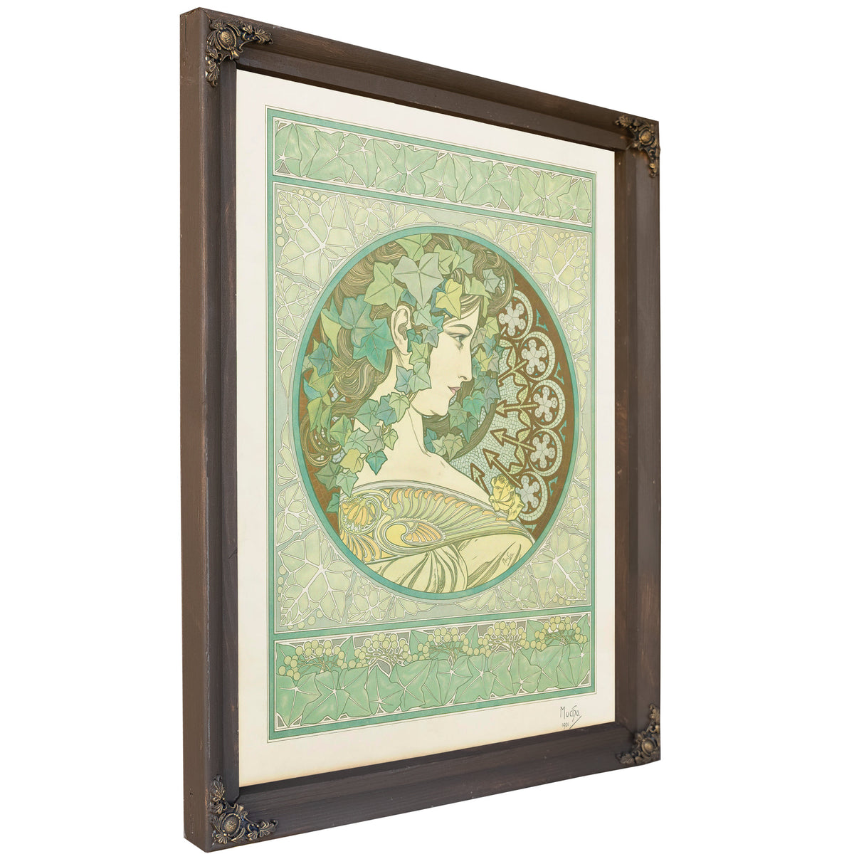 Ivy 1901 By Alphonse Mucha