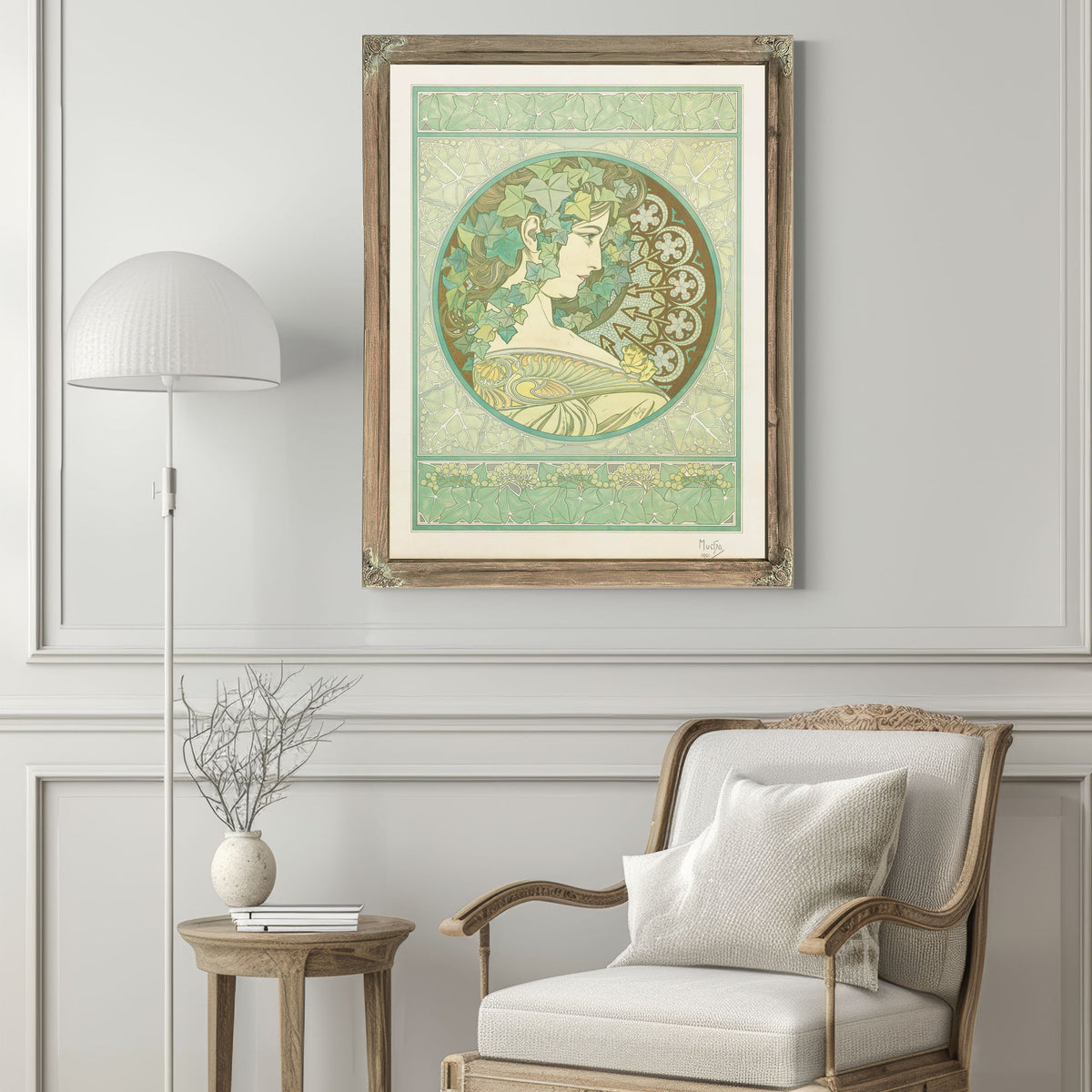Ivy 1901 By Alphonse Mucha