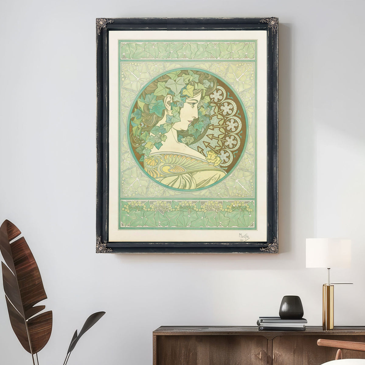 Ivy 1901 By Alphonse Mucha