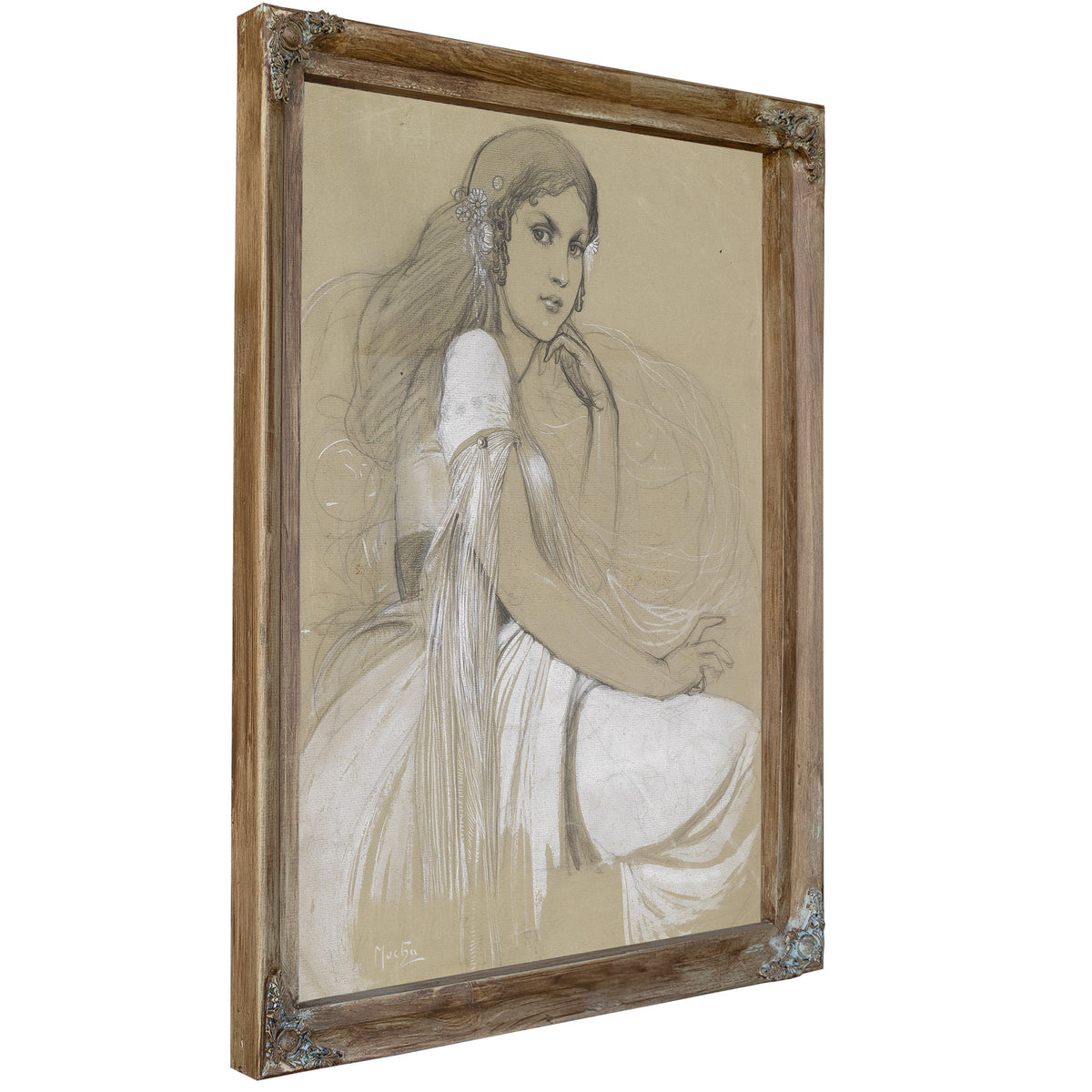 Jaroslava Muchova C 1920s By Alphonse Mucha