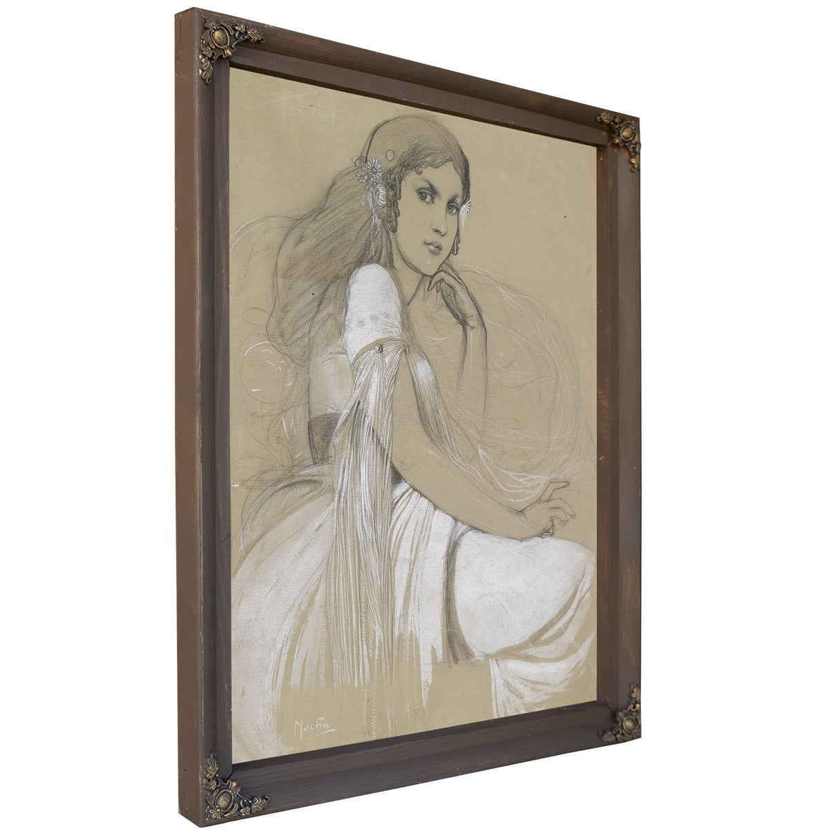 Jaroslava Muchova C 1920s By Alphonse Mucha