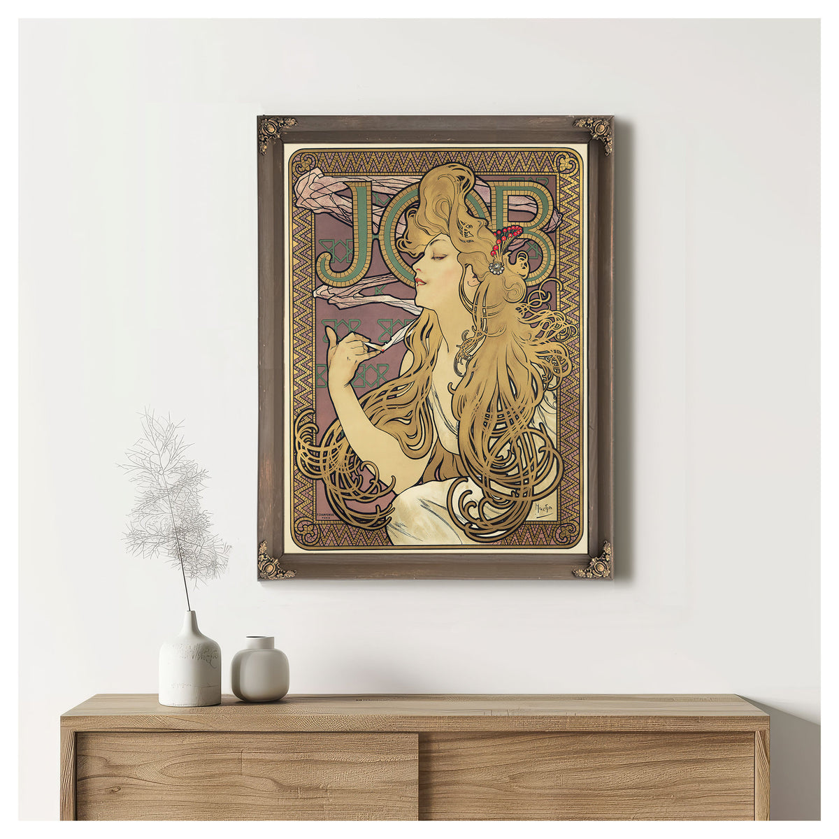 Job 1896 By Alphonse Mucha