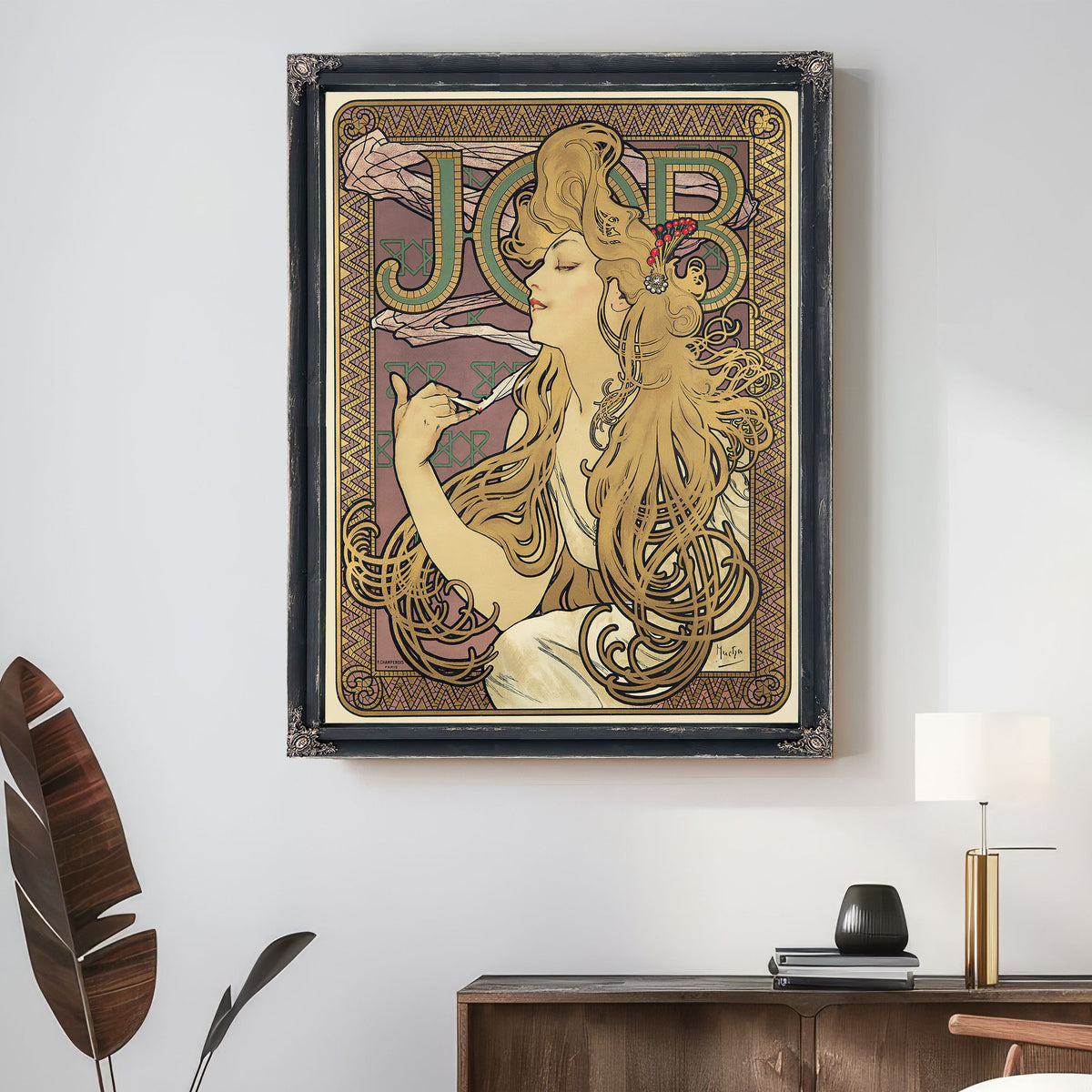Job 1896 By Alphonse Mucha