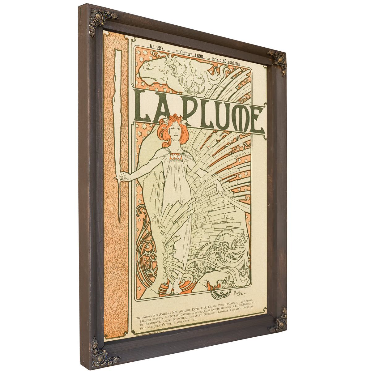 La Plume By Alphonse Mucha