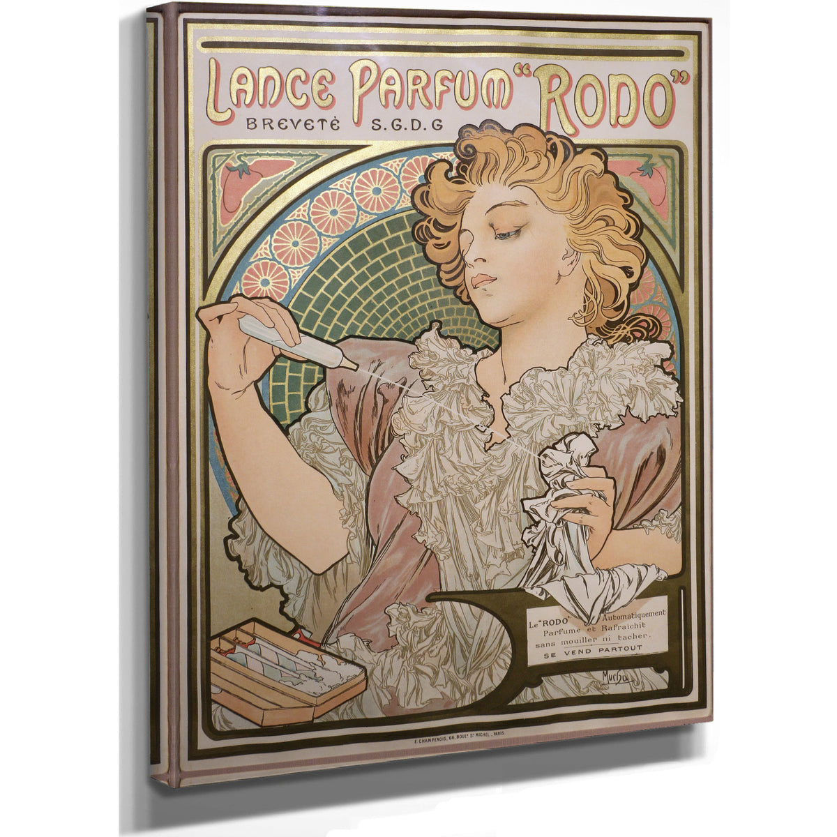 Lance Parfum Rodo 1896 By Alphonse Mucha