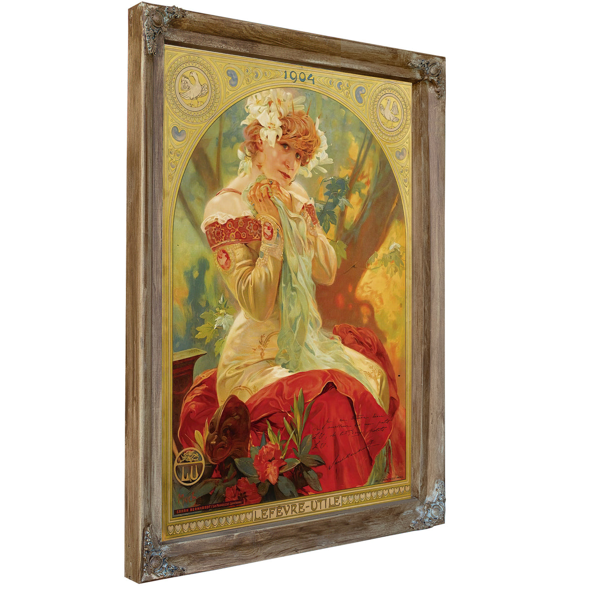 Lefevre Utile Sarah Bernhardt 1903 By Alphonse Mucha