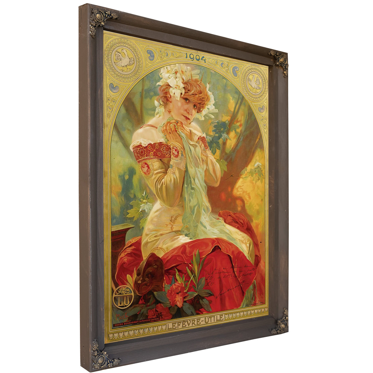 Lefevre Utile Sarah Bernhardt 1903 By Alphonse Mucha