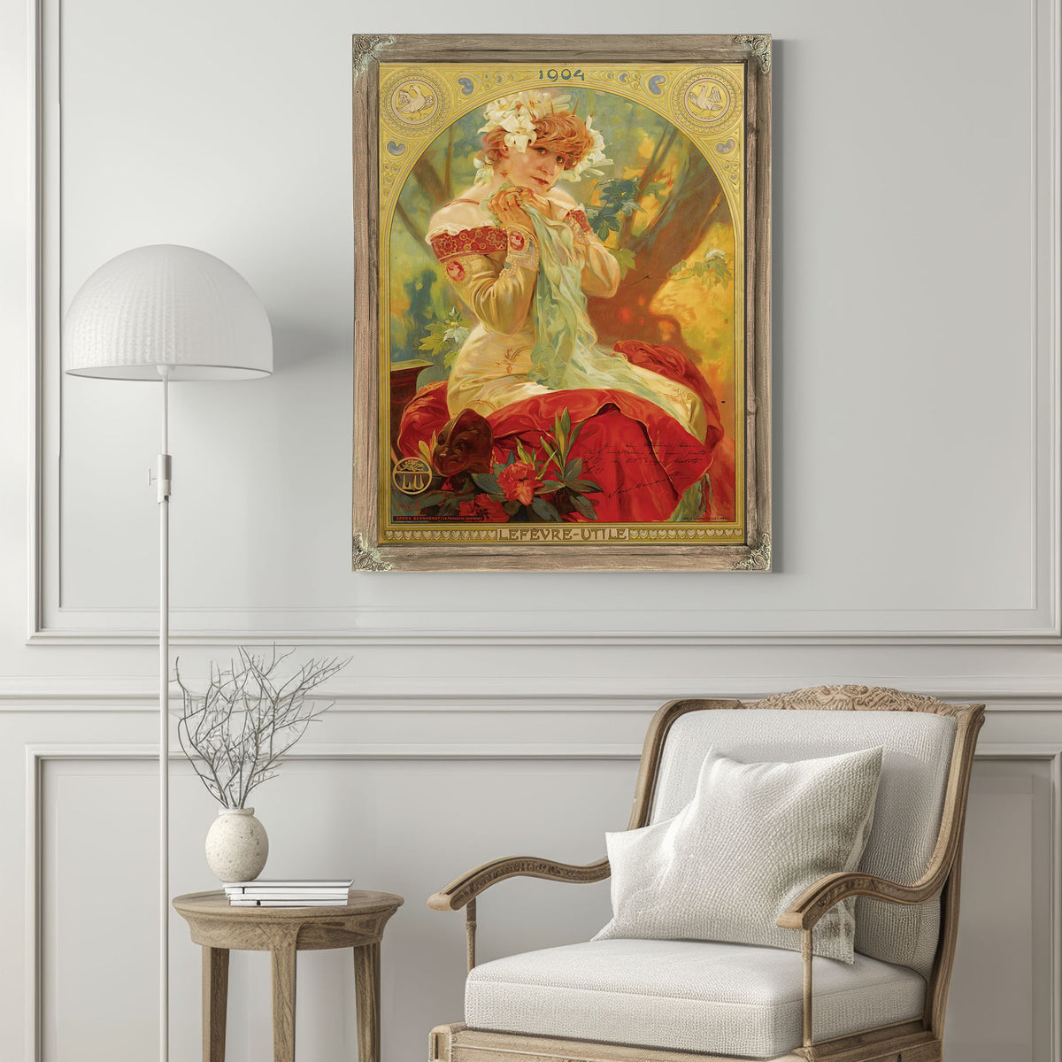 Lefevre Utile Sarah Bernhardt 1903 By Alphonse Mucha