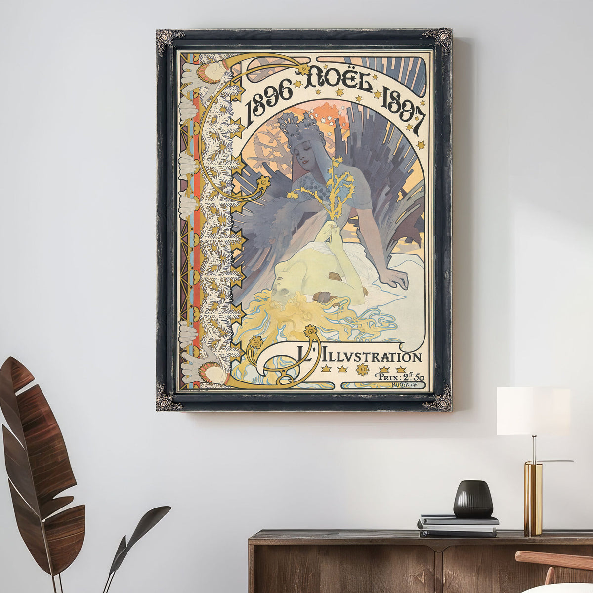 Lillustration Noel 1896 1896 By Alphonse Mucha