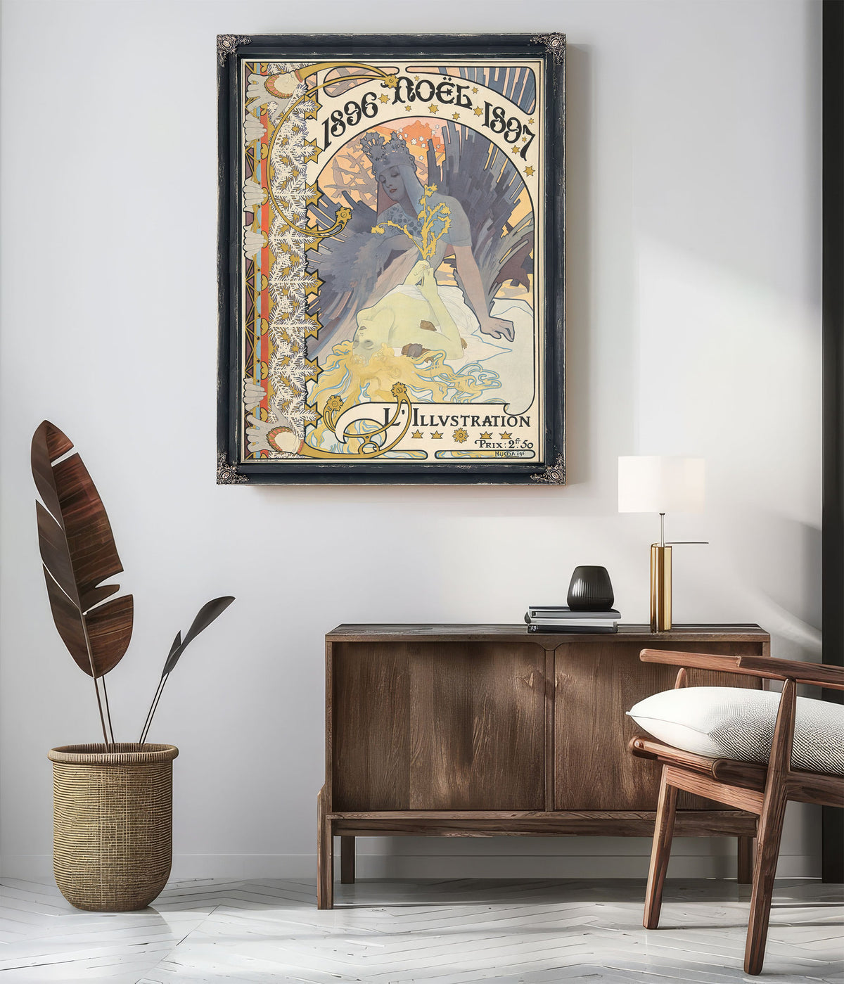 Lillustration Noel 1896 1896 By Alphonse Mucha