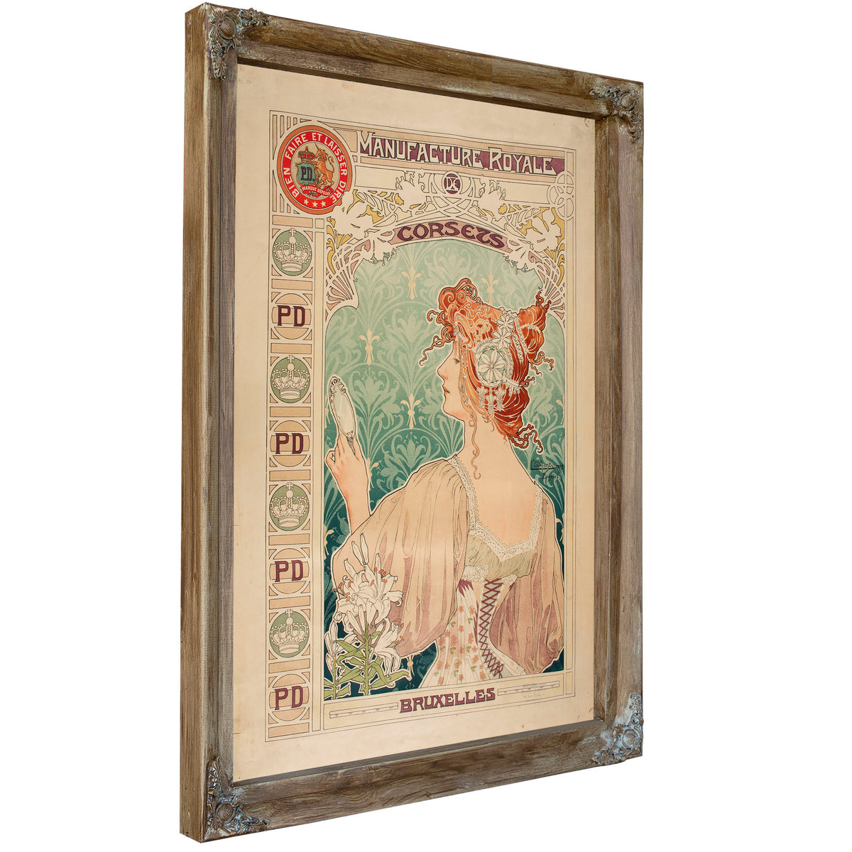 Manufacture Royale de Corsets 1897 By Alphonse Mucha