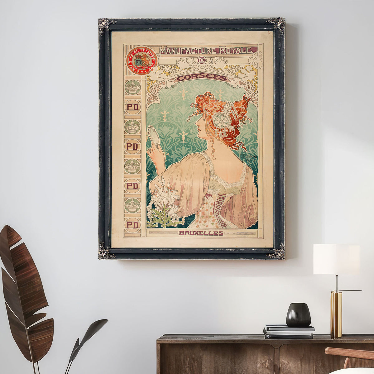 Manufacture Royale de Corsets 1897 By Alphonse Mucha