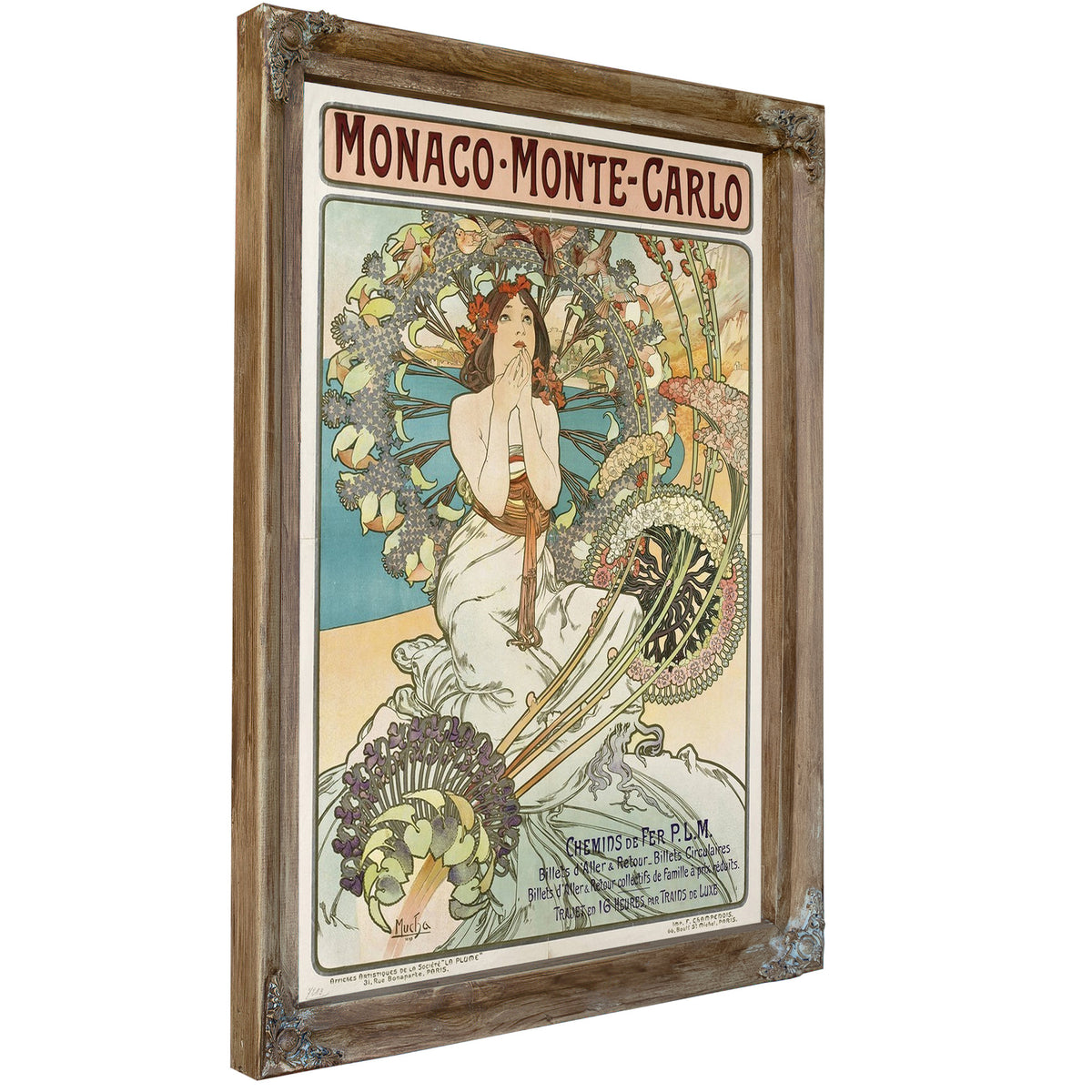 Monaco Monte Carlo 1896 By Alphonse Mucha