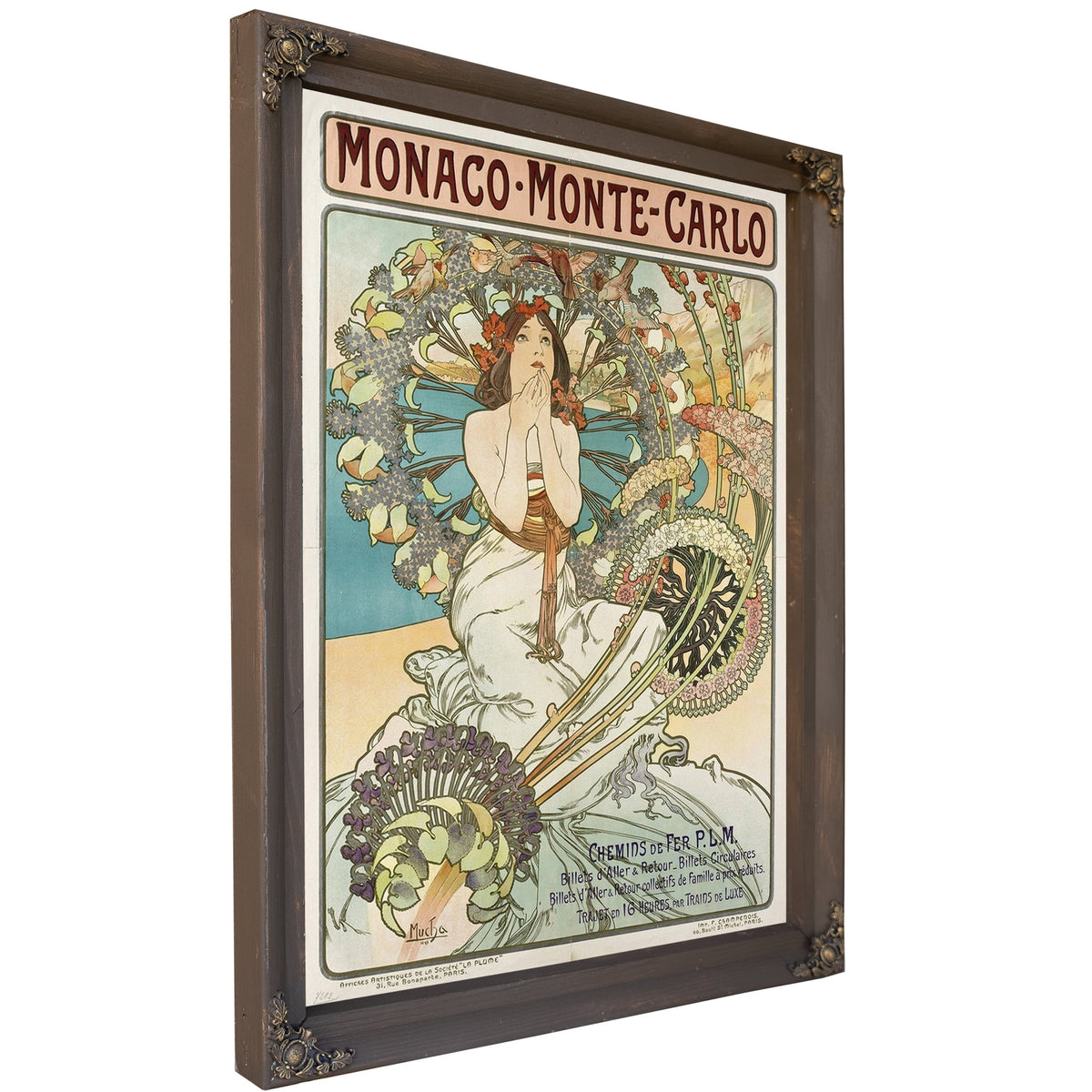 Monaco Monte Carlo 1896 By Alphonse Mucha